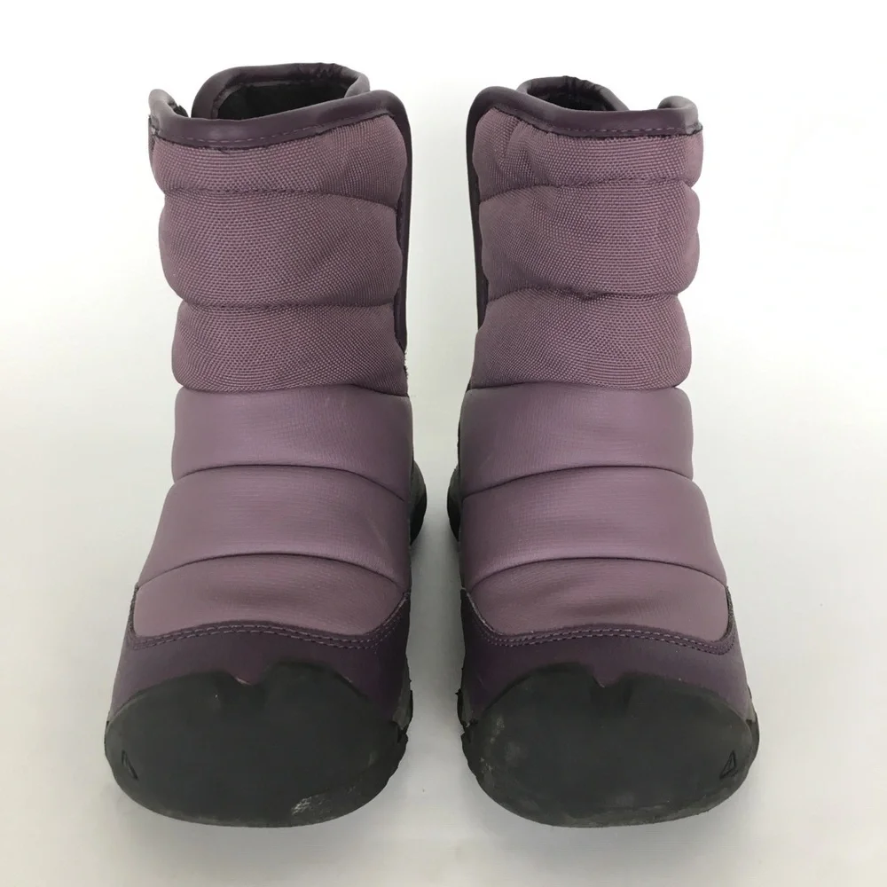 Keen Girls Purple Puffrider Keen-Dry Waterproof Insulated Winter Snow Boots Sz10 - Picture 3 of 12